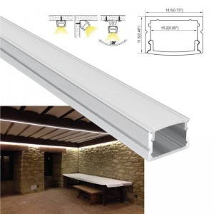 Seitenabdeckung für Oberflächenprofil 18x12mm (1St.)