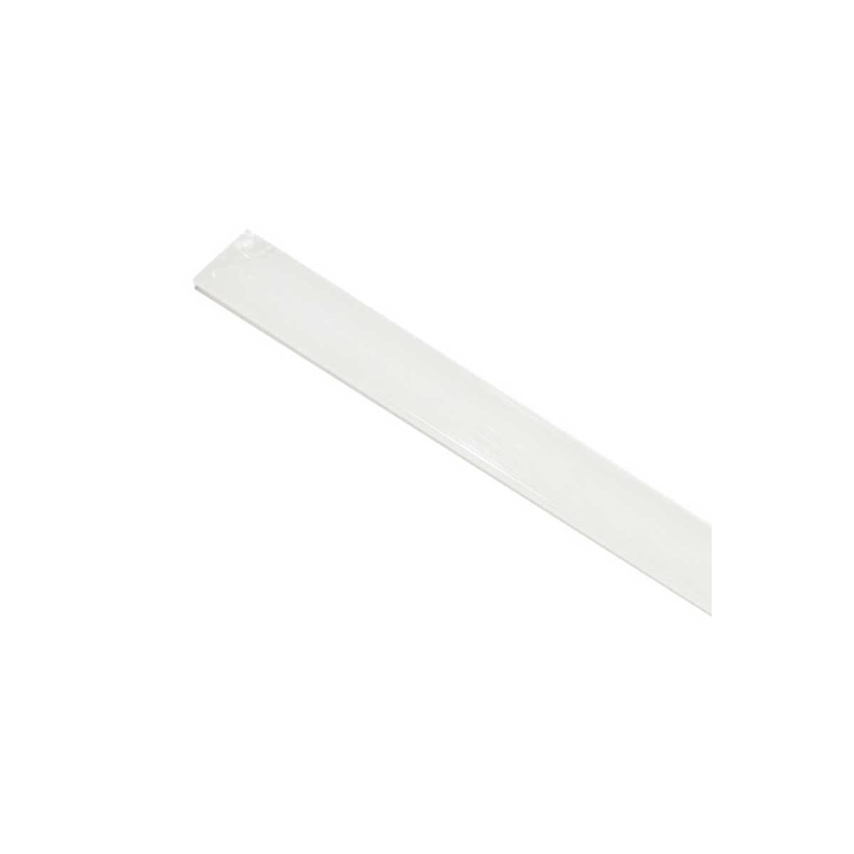 Diffusor für Aluminium-Bodenprofil 27x11mm opal (2mt)