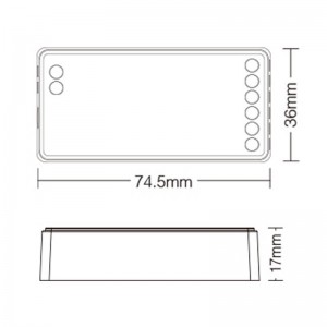 Controller für RGBW Streifen 12/24V DC - 2.4G - WLAN - MiBoxer - FUT038S