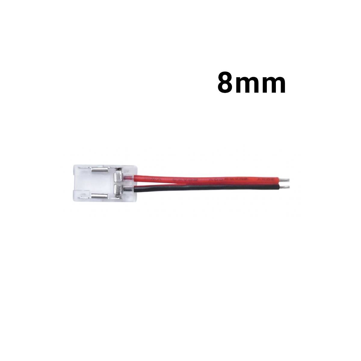 Schnellverbinder für den Start von 8mm einfarbigen LED-Streifen