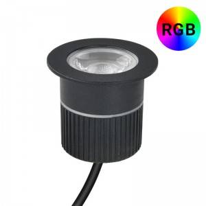LED-Einbauleuchte 9W RGB 12V-DC IP67