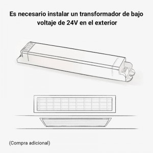 Kit SKYline lineare Beleuchtung 120led/m 90W 5m