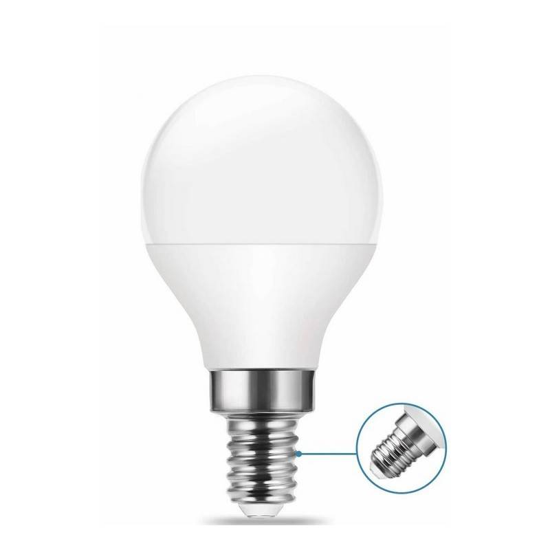 Sphärische LED-Glühbirne E14 G45 4.2W Opal 323lm