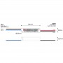 Außeneinsatz Netzteil 12V DC - 12W - IP67 - GLP - LED Streifen - Abmessungen