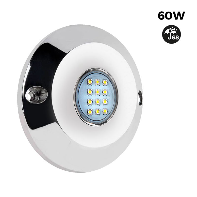 OBERFLÄCHENMARINELEUCHTE 60W "Cool White" 12V IP68