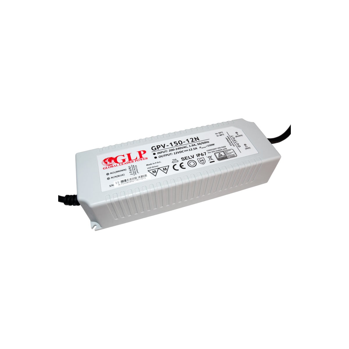 LED-Netzteil GLP 150W 12V