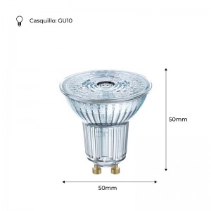 PARATHOM PAR16 35 GU10 36° 2,6W 4000K PARATHOM PAR16 35 GU10 36° 2,6W 4000K Glühbirne