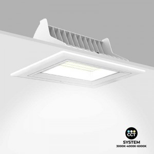 LED-Downlight rechteckig Downlight 38W 120° CCT LIFUD Treiber