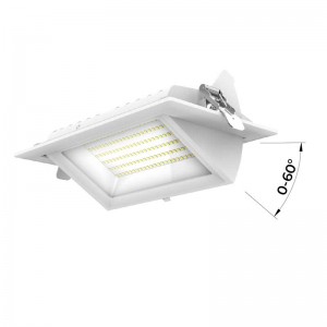 LED-Downlight rechteckig Downlight 38W 120° CCT LIFUD Treiber