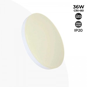 36W 3300lm runde LED-Deckenleuchte für den Anbau