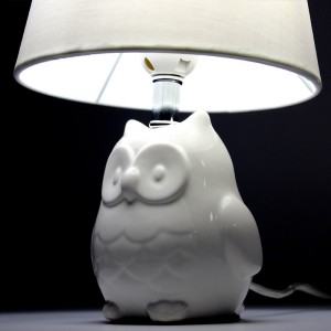 Keramik-Tischlampe "OWL" E27