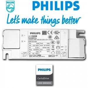 Packung mit 20 schlanken LED-Panels 600x600mm 44W UGR19 Philips Treiber