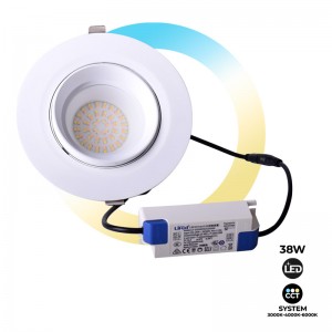 Rundes LED-Downlight c schwenkbar