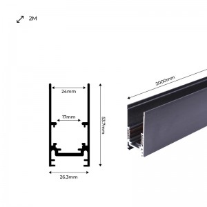 Magnetische Aufhängung Rail Pack 48V 2m