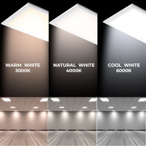 Pack 4 Stück LED-Panel 120x30cm 44W 3980lm UGR19