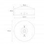 LED-Anbau- oder Einbau-Notleuchte 120lm 3W 3 Stunden IP20