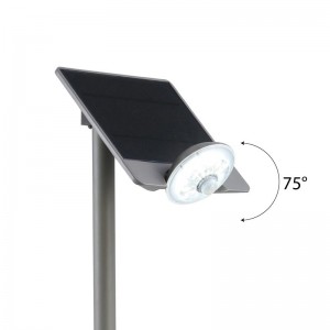 LED-Solarleuchte mit Sensor - IP44 - Schwenkbar