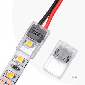 Schnellverbinder CLIP 2-polig - Abisolieren auf Kabelplatine 8mm IP20 max. 24V