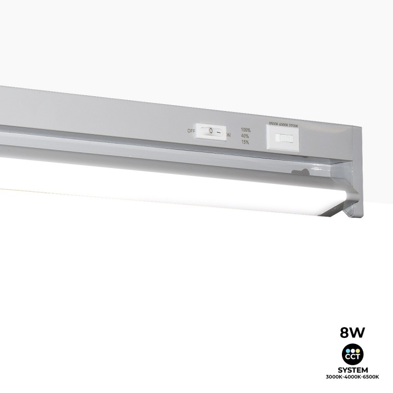 CCT LED schwenkbare zusammensteckbare Leuchte für Untermöbel 60cm 8W Dimmbar