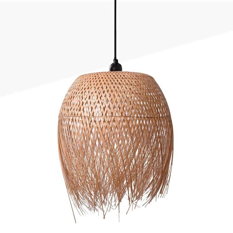 Rattan-Pendelleuchte "JAVA".