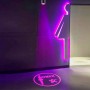 GOBO LED-Logoscheinwerfer für 3-Phasen-Schienen - 20W - 2200lm