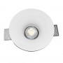 Rundes Einbaudownlight rund trimless GU10 Gipskarton-Downlight trimless