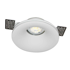 Rundes Einbaudownlight rund trimless GU10 Gipskarton-Downlight trimless