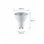 WIFI GU10 LED-Glühbirne - RGBW + CCT - 5W