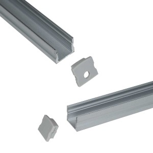 Aluminiumprofil für Aufputz-LED-Streifen 17x15mm