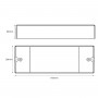 Einfarbiger AC TRIAC Controller - DMX Dimmer - 2 Kanäle 1,2A/Kanal - 100-240V - Sunricher - Abmessungen