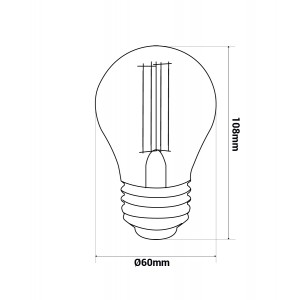 Abmessungen BFD1-A60E27-D-AMB