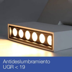 Dreiphasiger LED-Schienenstrahler UGR19