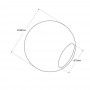 Opalglaskugel zum Austauschen - Ø 150 mm - Abmessungen
