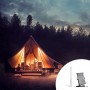 Multifunktions-Solar-LED-Leiste mit Powerbank und PIR-Sensor - 10W - 950lm - 6500K - Zelten Camping Beleuchtung