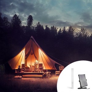 Multifunktions-Solar-LED-Leiste mit Powerbank und PIR-Sensor - 10W - 950lm - 6500K - Zelten Camping Beleuchtung