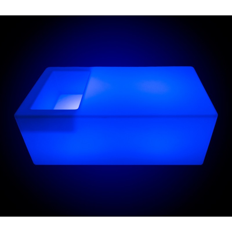 Akku RGB LED-Tisch mit Eisbehälter - 24W - IP67 - Außeneinsatz