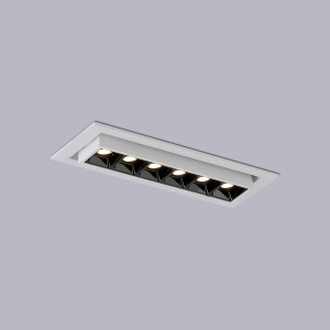 LED-Einbauleuchte 10W - schwenkbar - UGR18 - CRI90 - OSRAM LEDs - 2800K - minimalistisch