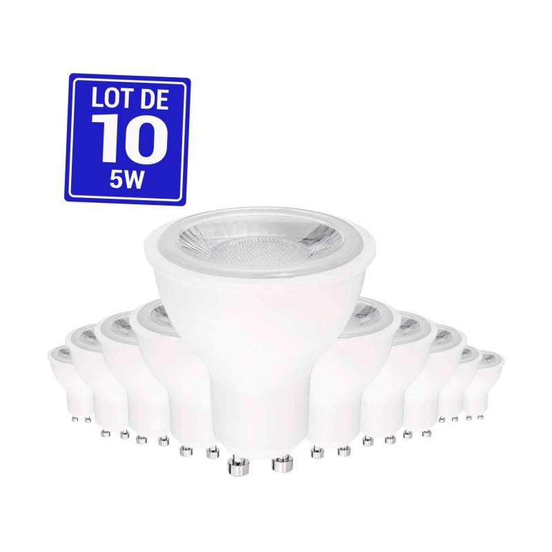 10er Pack - GU10 LED-Lampe 5W