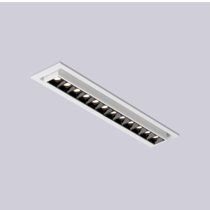 20W LED-Einbauleuchte - schwenkbar - UGR18 - CRI90 - OSRAM LEDs - 2800K - Einbaumontage