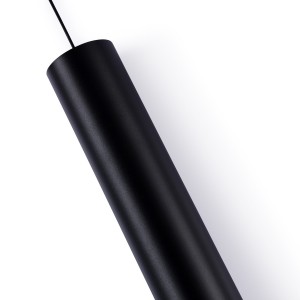 LED-Pendelleuchte für Magnetschiene - 48V - 7W - UGR niedrig - CRI95 - hochwertige Verarbeitung - Mattschwarz