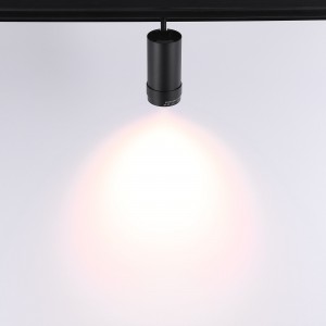 LED-Schienenstrahler für Magnetschienen mit Zoom 10-55° - 48V - 12W - schwenkbarer Lichtstrahl