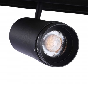 LED-Schienenstrahler für Magnetschienen mit Zoom 10-55° - 48V - 12W - Akzentbeleuchtung