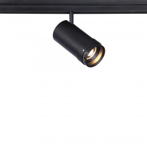 LED-Schienenstrahler für Magnetschienen mit Zoom 10-55° - 48V - 12W - Hochwertige Schienenbeleuchtung