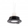 10 Montage-Sets - Schwenkbarer Downlight-Ring Ø 90 mm + GU10 Lampe 5W + GU10 Fassung - LED Spot