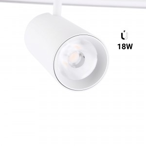 LED-Schienenstrahler für Magnetschiene 48V - 18W - Weiß