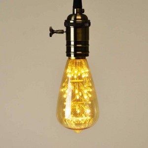 LED Edison ST64 Feuerwerk Gold Glühbirne