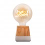 LED-Lampe „Love“ E27 G125 - 4W - 2200K - Filament Lampe - LED Glühbirne