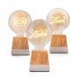 LED-Lampe „Love“ E27 G125 - 4W - 2200K - Filament Lampe in Retro-Design
