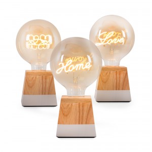 Dekorative Filament-Lampe „Home“ E27 G125 - 4W - 2200K - LED Glühfaden - Warm