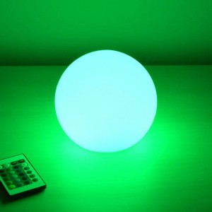 LED Sphere Lampe 15cm RGBW Outdoor wiederaufladbar